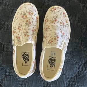 Vans floral sneakers